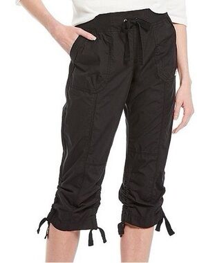 Calvin Klein Performance black cargo capri pants XL NWT
